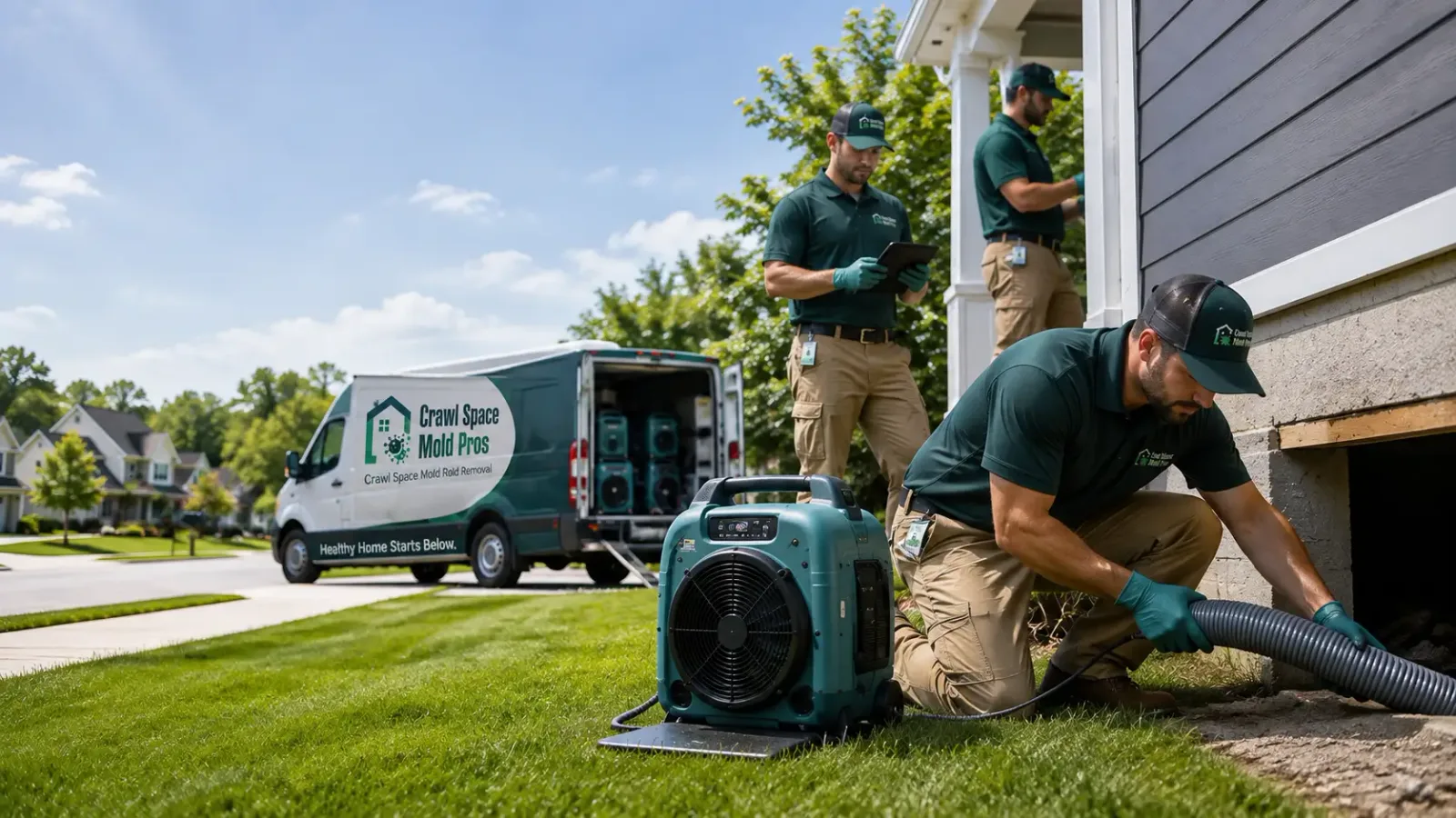 Crawl Space Mold Removal in Prairie City, IL